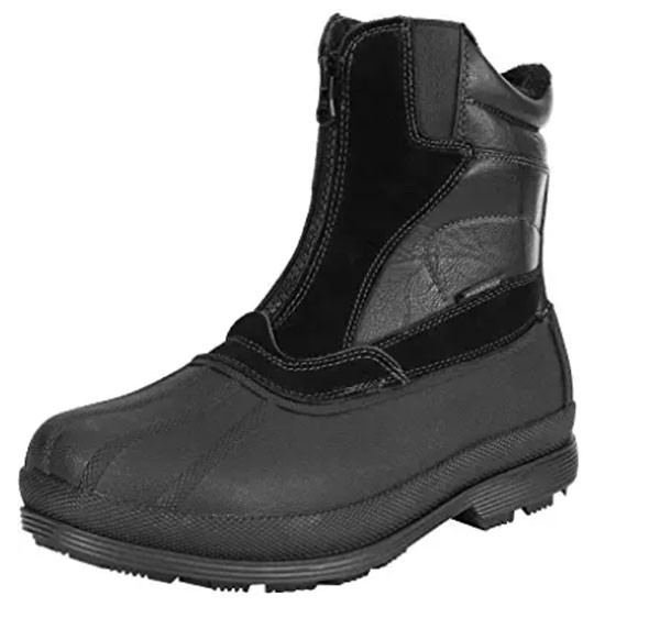 NORTIV 170410 Black Insulated Winter Snow Boots