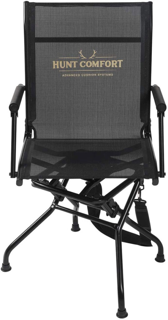 Hunt-Comfort-Multi-Position-Mesh-Lite-Swivel-Hunting-Chair